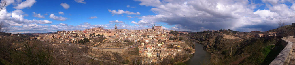Fotografía panorámica de Toledo