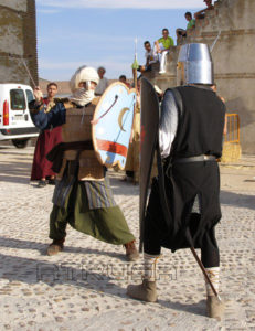 Fotografía Representación lucha medieval